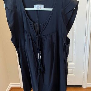 Ann Taylor LOFT Blouse, Black, Size Medium